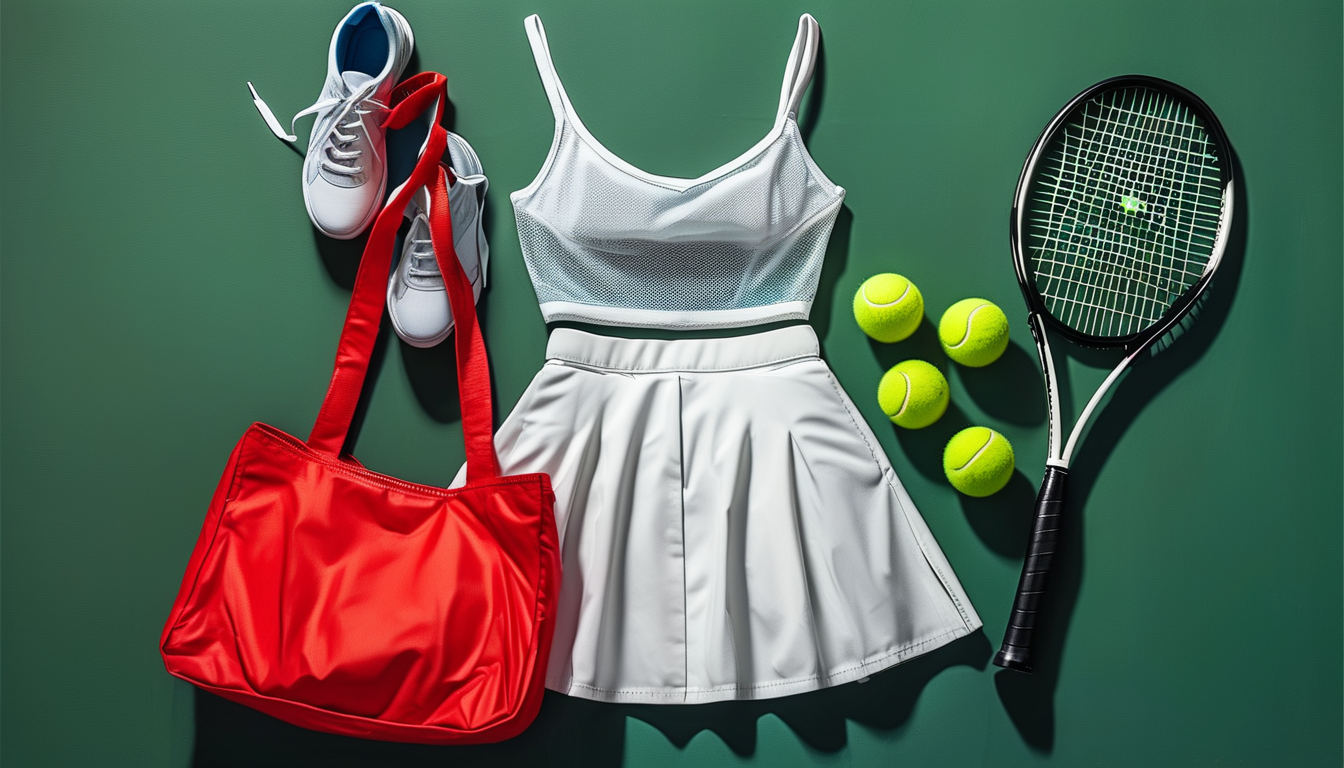 A tennis skirt paired with sneakers for everyday